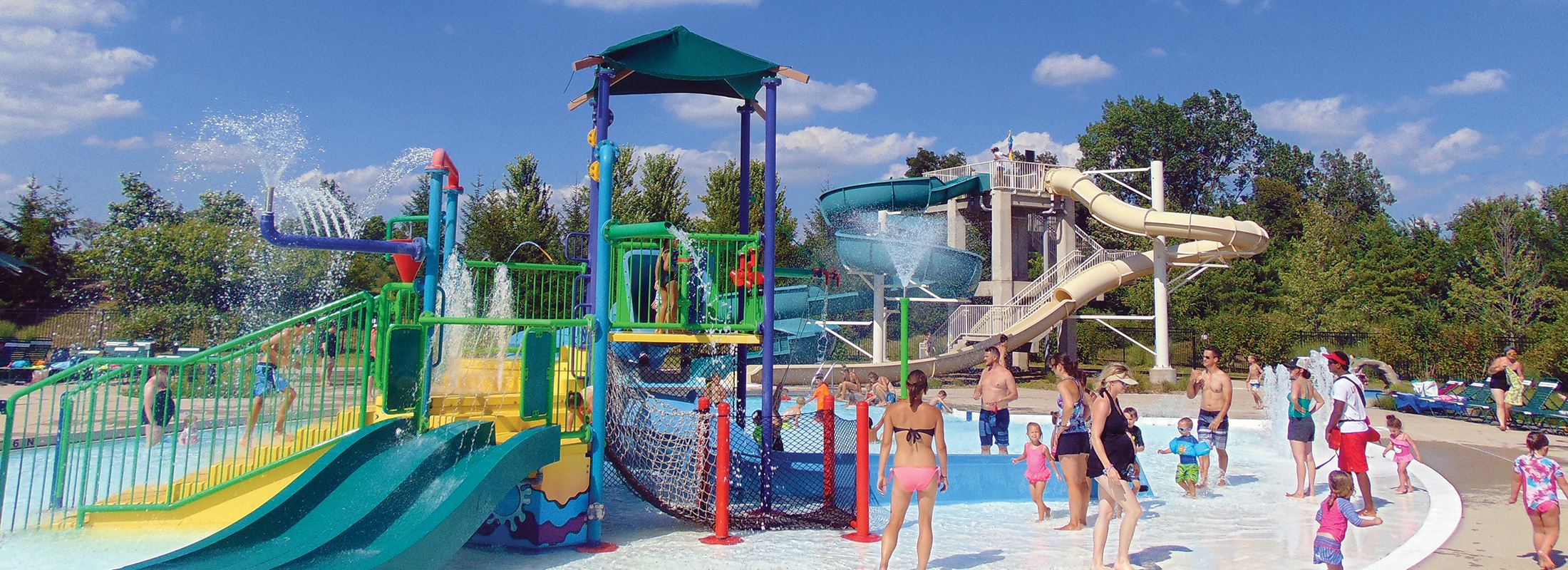 Swimming at the Hawthorn Woods Aquatic Center